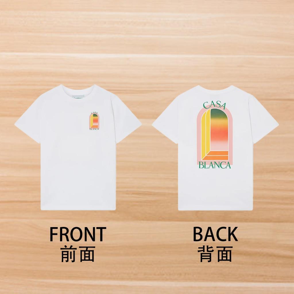 Cross-border foreign trade casablanca Casablanca short-sleeved American tide brand niche loose high street tide brand t-shirt