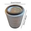 Air Filter Element Easy To Install Professional Accessory Diameter 5.91 Inch