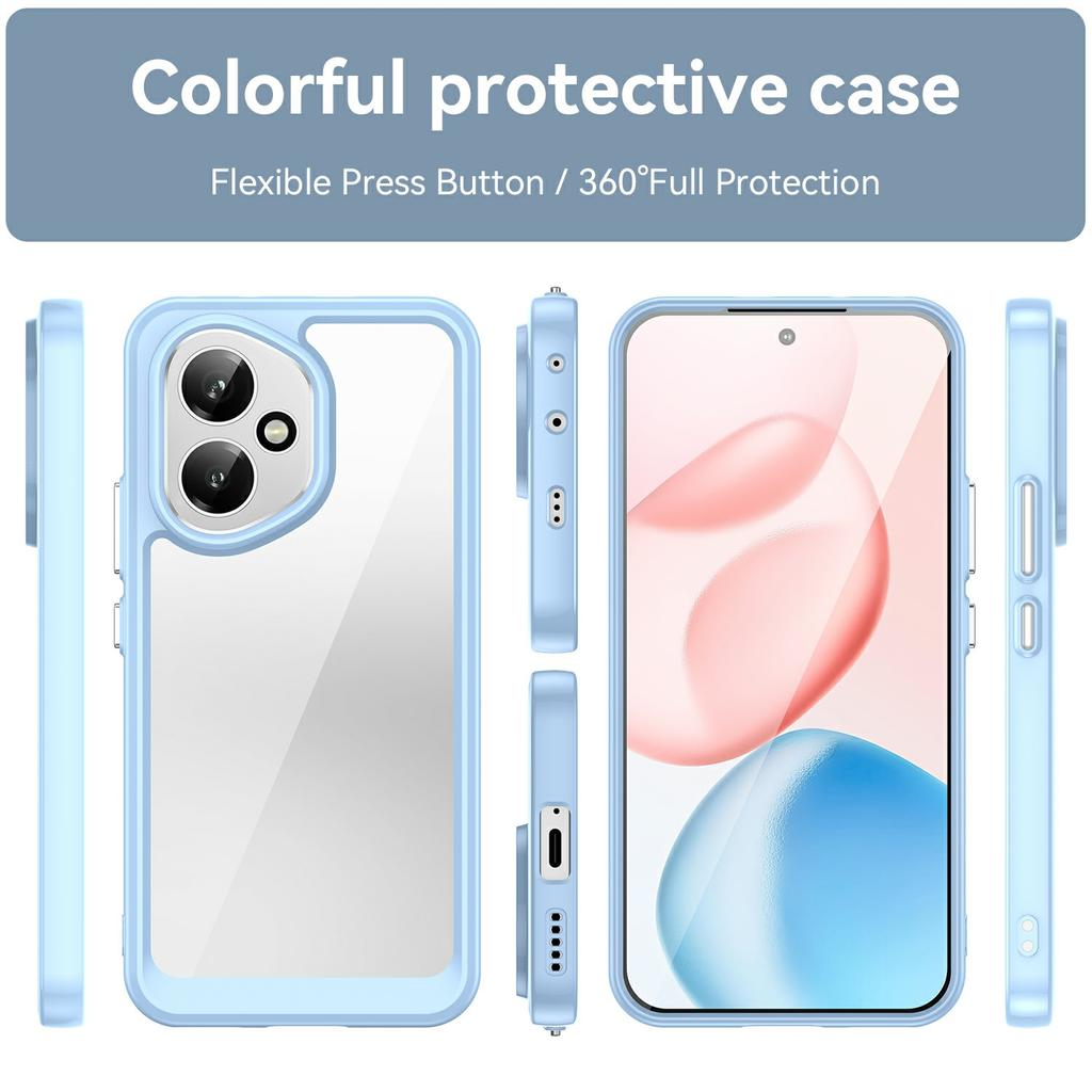 For Honor 400 5G (Global) Case TPU + Acrylic Protective Clear Phone Cover