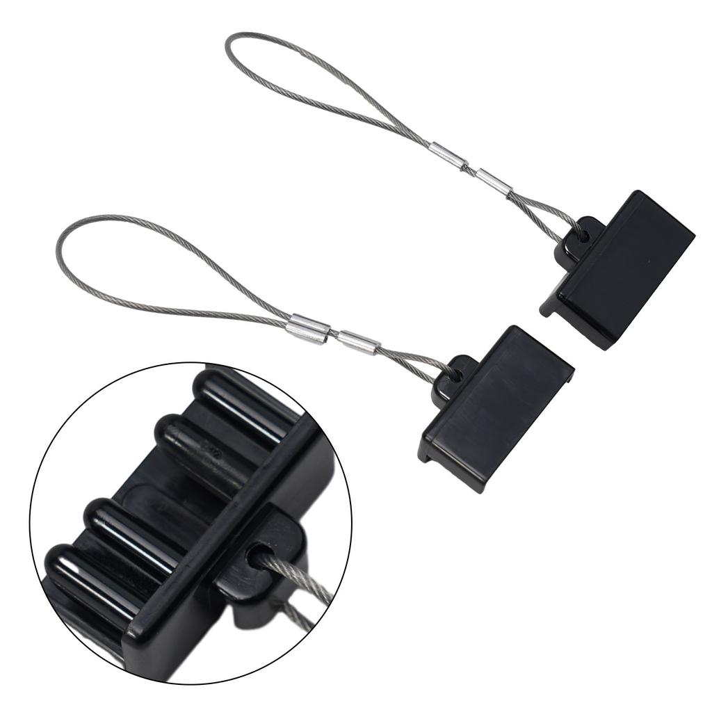 1 Pair 50AMP Forklift Power Connector Plug End Cap Inner Connector Dust Cover