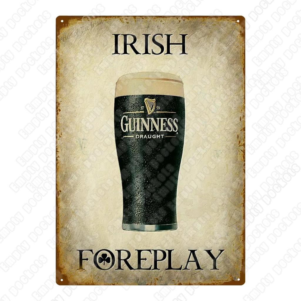 Moje dobrota Můj Guinness Plakát na kov Vintage Bar Hospoda Dekorativní plaketa Domácí dekorace Pivo Reklamní Nástěnné plechové cedule