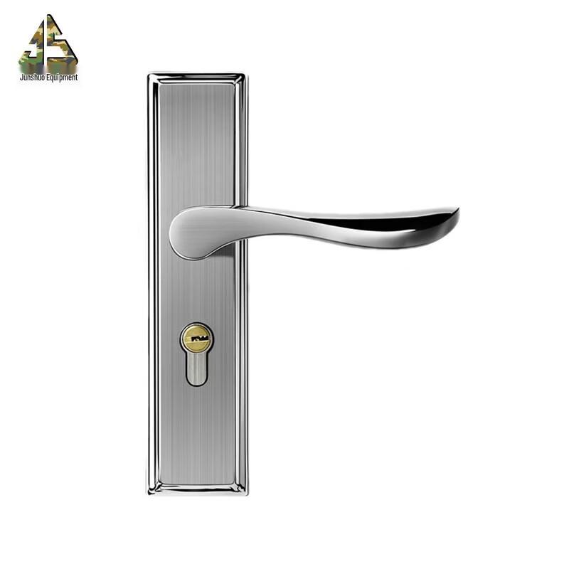 Junshuo Brushed Stainless Steel Security Door Lock Set