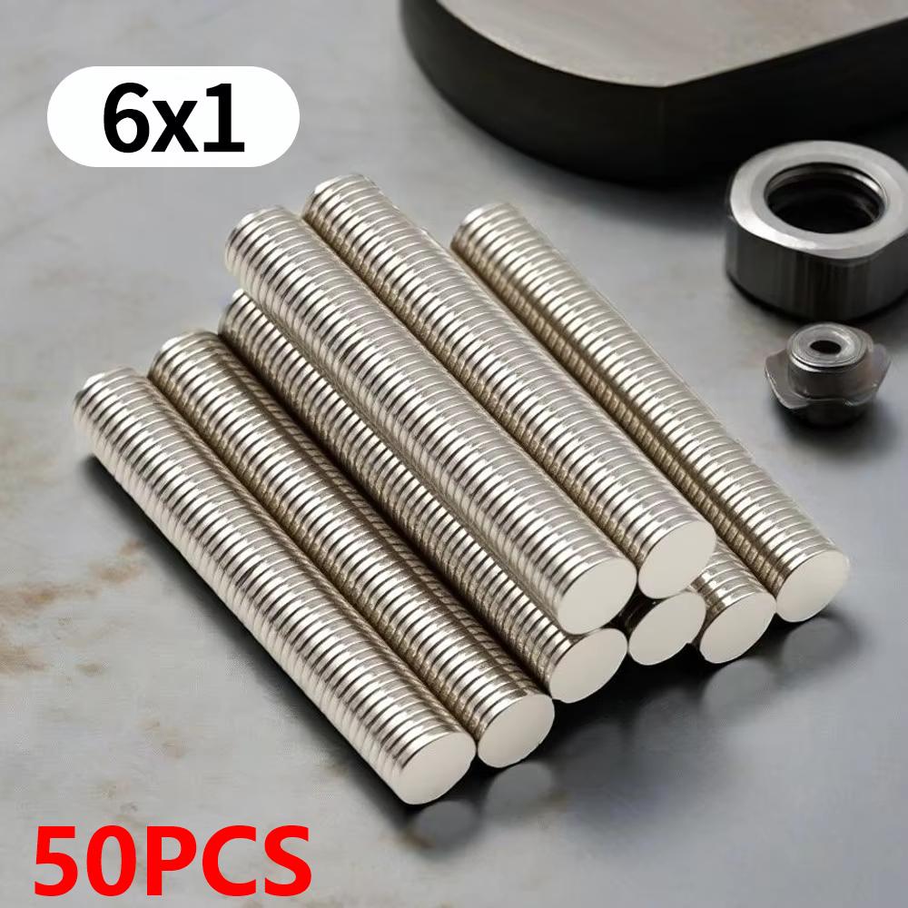 

6X1MM imans Round Refrigerator magnets for Office Whiteboard Suitable Tools Home Workplace, Etc 6*1