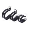 Stainless Steel R-Type Rubber Strip Shock-Absorbing Pipe Clamp