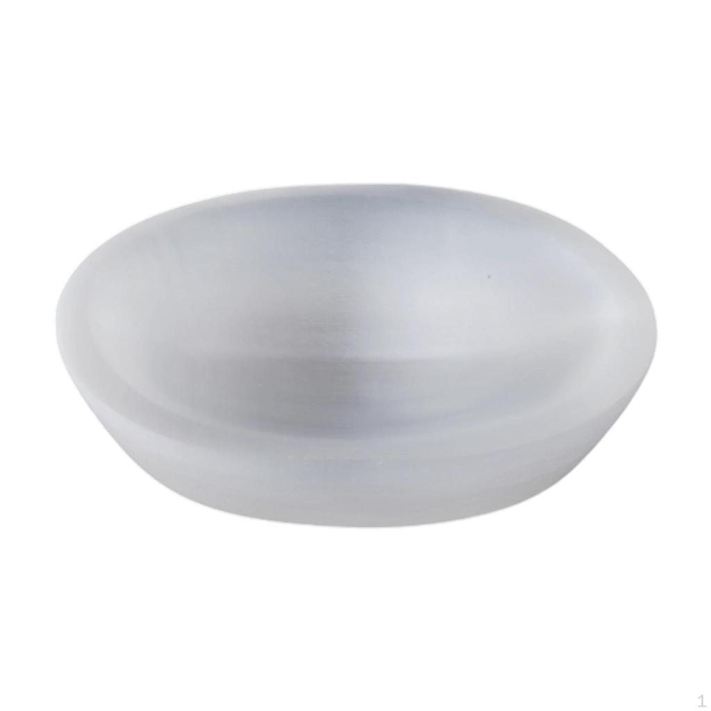 Decorative Selenite Bowl, Handmade Ornament, DIY Jewelry Stone Holder for Centerpiece, Living