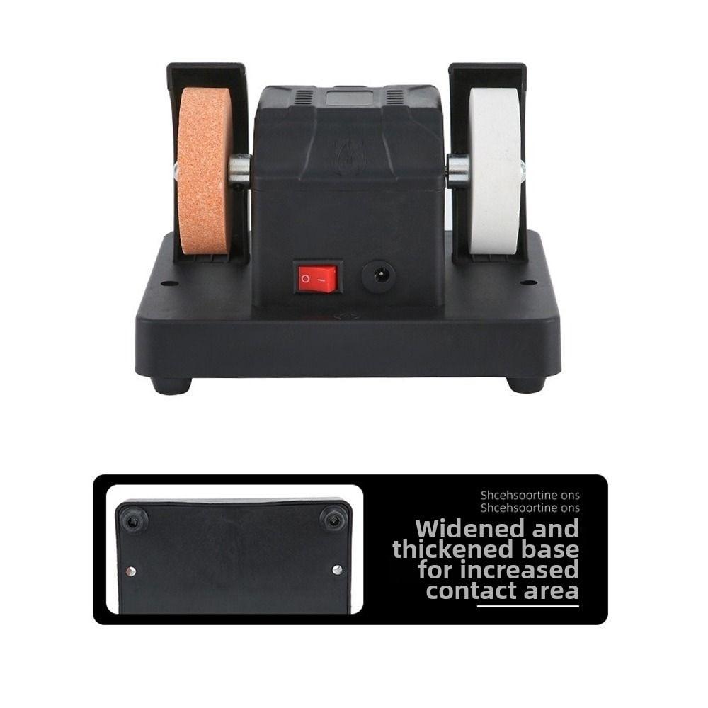 Dual Wheel Mini Bench Grinder Automatic Electric Polishing Machine Electric Sharpener Woodwork
