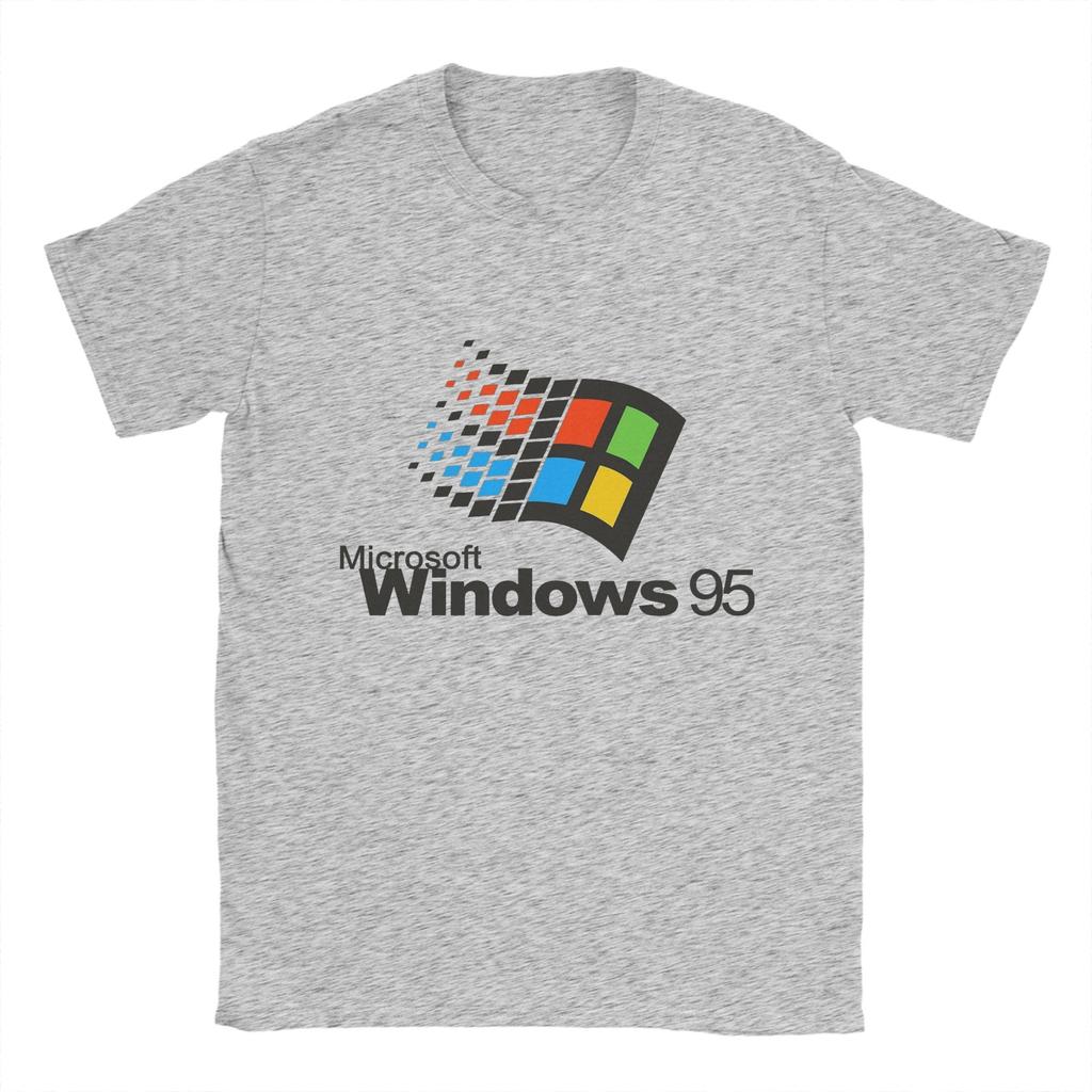 Windows 95  T Shirt Summer  Cotton T-Shirts For Men Fashion Pattern Tshirt Short Sleeve Vintage Tees