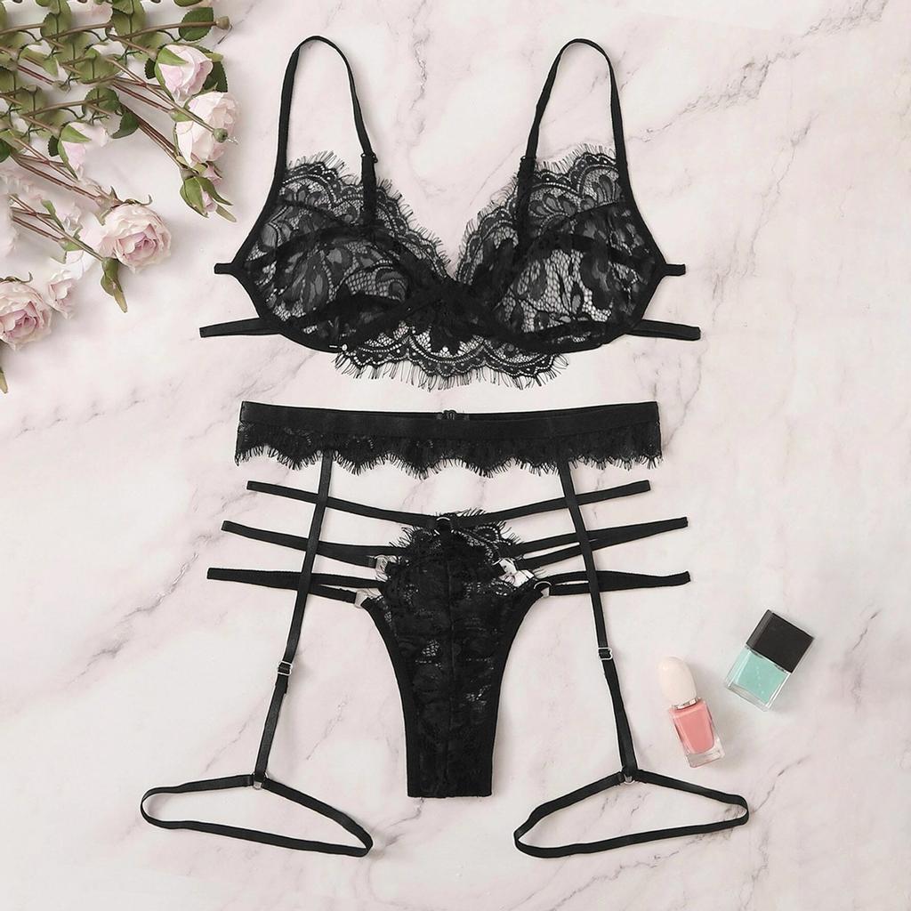 New Sexy Fashion Lace  Lingerie  Underwear Sleepwear G-string  Pajamas Garter