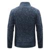 Men's Knitwear Is Worn Over A Fleece Thickened Cardigan Sweater Jacket