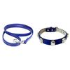 Rhinestone Pet Collar Set: High-End Leather Collar & Leash for Large Dogs