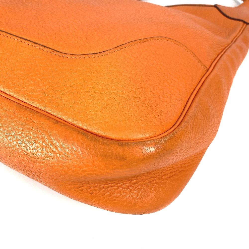 HERMES Trim 35 Trim 35 Pochette Crossbody bag Shoulder Bag Leather Orange