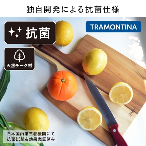 Tramontina Kitchen Cutting Board, 34cm x 23cm, Antibacterial, Made in Brazil, 13273/051 TRAMONTINA