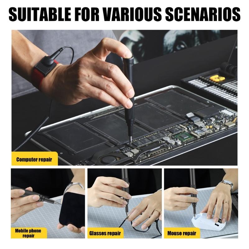 69 in 1 Precisions Screwdriver Set Tool Gifts for Men, Magnetic Tool Kits with 42 Magnetic Bits Repair for Electronics