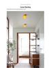 American-Style Stained Glass Ceiling Light for Balcony or Entryway