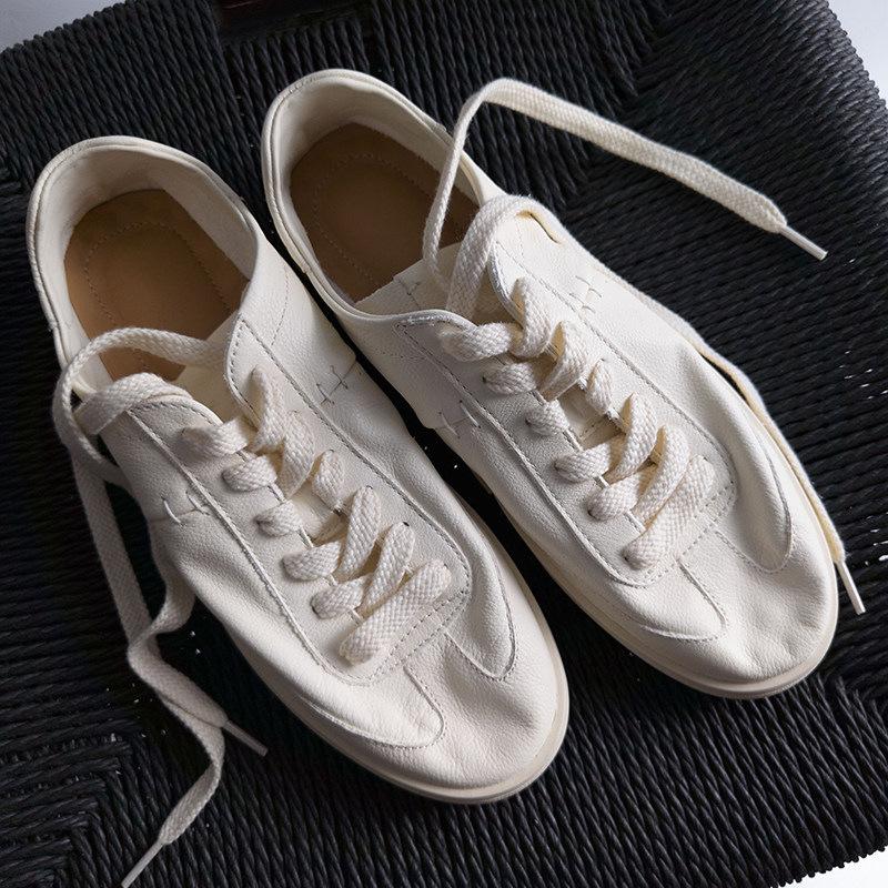 Summer Versatile Commuting Breathable Trendy Flat-Bottomed Popular Male Student Version Shoes Men'S Board Shoes White Shoes Casual Shoes