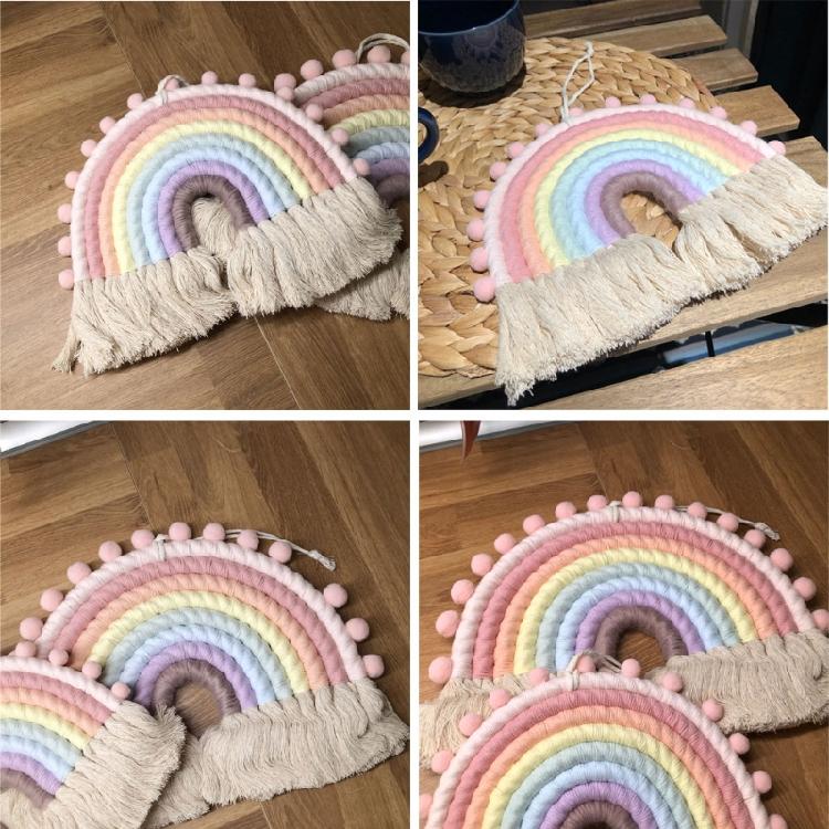 Rainbow Wall Hanging Modern Home Decoration Hanging Iridescent Embellishment