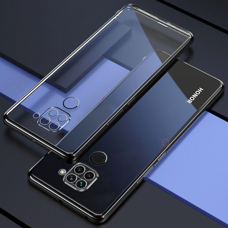 Luxury Plating Bumper Clear Case For Xiaomi Redmi Note 9 Pro Note9 S 9s 9pro Note9pro Soft Silicone Transparent Back Cover Funda
