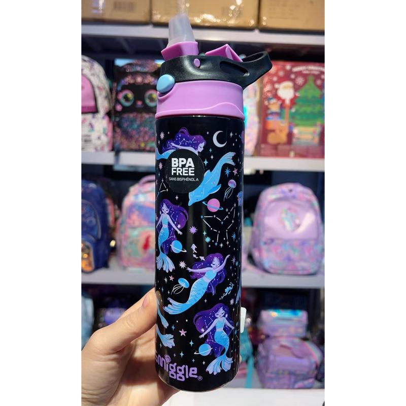 

Smiggle Kids Stainless Steel Water Bottle - 304 Food Grade, Portable Thermos Cup for Boys.
