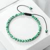 4 6 8mm Malachite Beaded Bracelet Natural Stone Green Blue Braided Bangles Handmade Healing Bracelets Jewelry Gifts for Friends