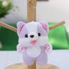 New Small Dog Plush Toy Doll Pendant Bag Hanging Decoration Keychain Throw Gift