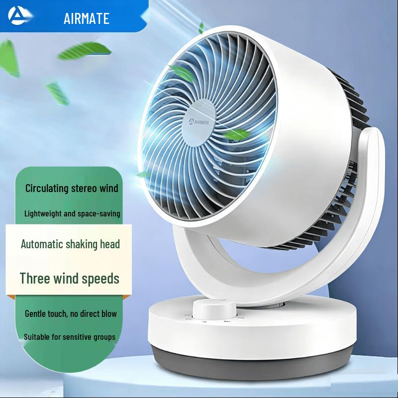 Airmate CA15-X28 Quiet Oscillating Desktop Air Circulator Fan