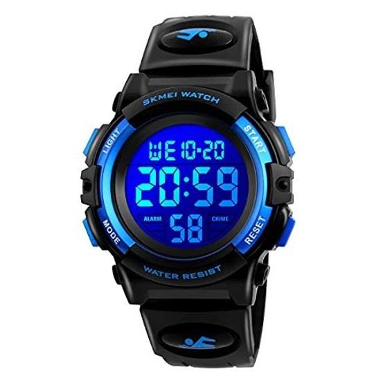 Wristwatch children kids digital boys girls sports watch popular multifunctional 50 meters waterproof outdoor stylish entrance ceremony gift Christmas