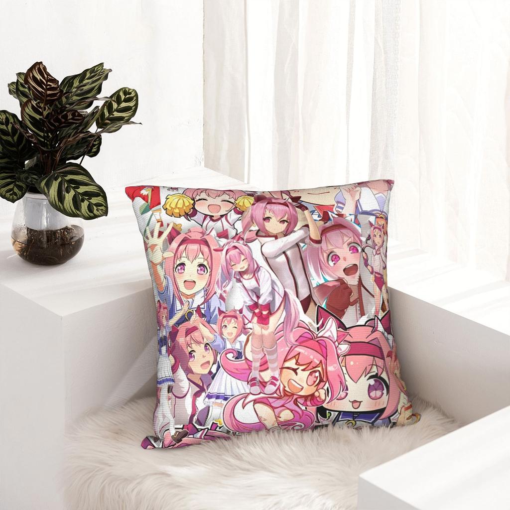 Weiche Umamusume Pretty Derby Haru Urara Kissenbezug Stoff Kissenhülle Deko Kissenbezug Hülle Zuhause Reißverschluss