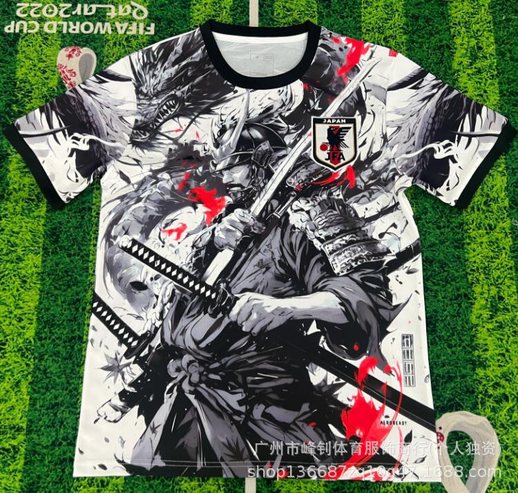 Maillot de football animé Coupe du Monde 2026, maillot thème dessin animé japonais, maillot de sport respirant pour l'entraînement