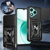 For Honor 400 Pro 5G Case Luxury Heavy Duty Rugged Armor Magnetic Bracket Case For Honor 400 Lite Slide Camera Protection Cover