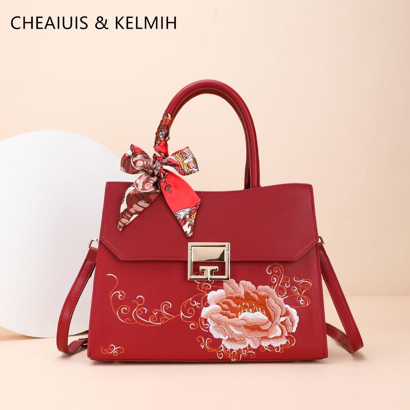 Red Women's Crossbody Handbag - Perfect Mom & Wedding Gift for Ladies, Ideal for Banquets & Birthdays