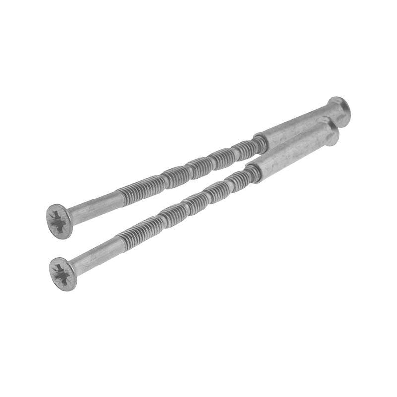 Through bolts 80mm nickel ZN