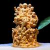 Thuja Wood Carving Eighteen Arhat Buddha Decor Tathagata Living Room Character Home Furnishings Sculptures