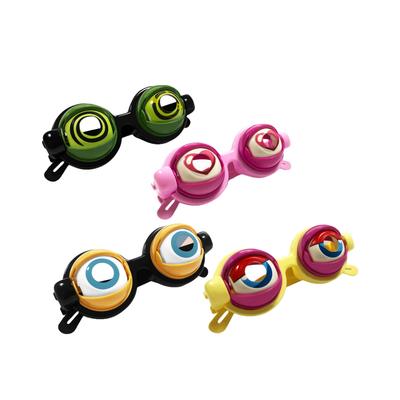 Funny Prank Glasses For Adult Kids Crazy Blink Eyewear Big Frog Eye Plastic Toy Accessories Halloween Props Christmas Gifts