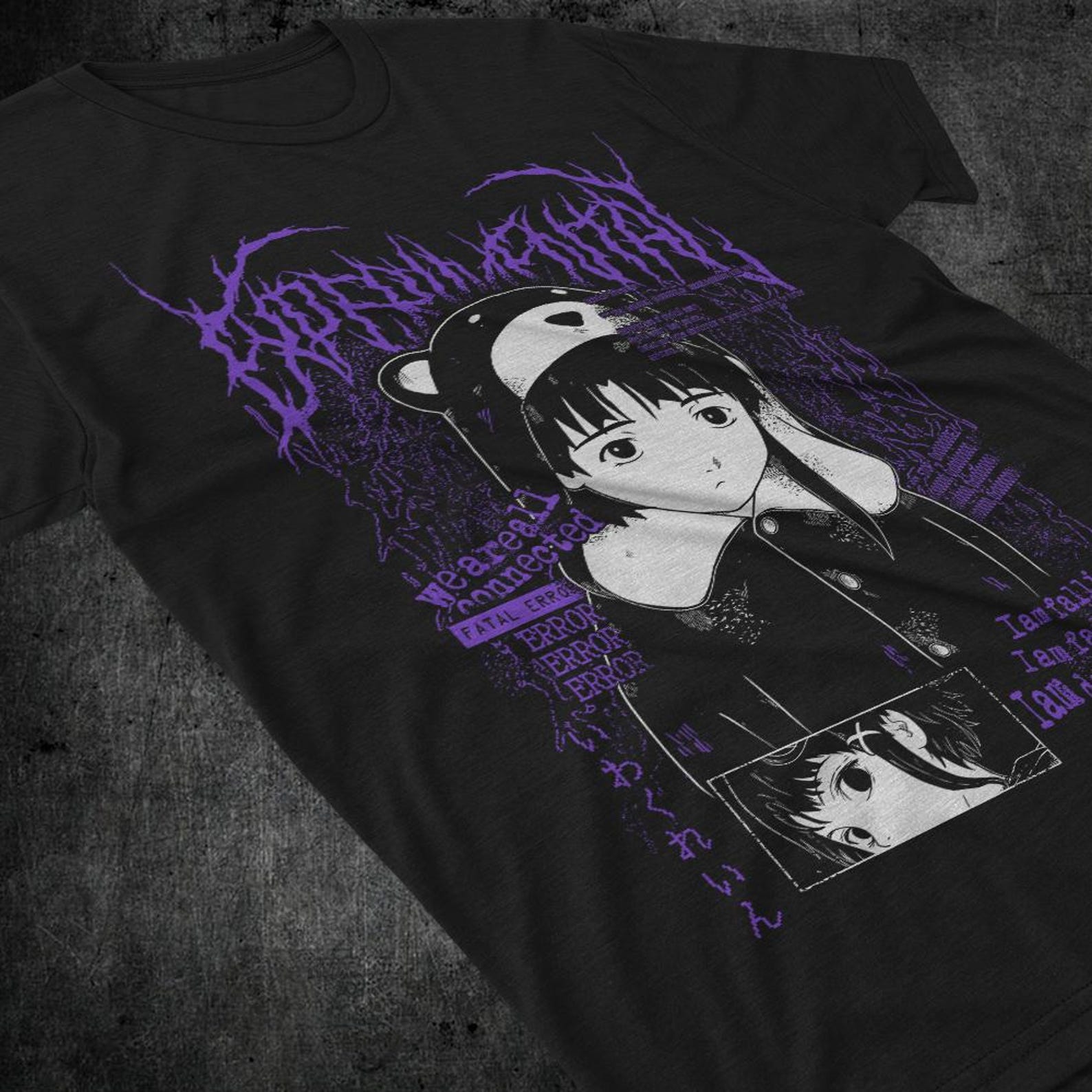 Lain Iwakura Shirt, Lain Shirt, Serial Experiments Lain shirt, Anime Shirt, Streetwear, Anime Manga Shirt, Anime Graphic Tee, Anime Lovers S