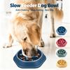 Slow Feeder Dog Bowl Anti-choking Puppy Food Bowl Anti-slip Pet Slow Eating Dog Dishes Puzzle Feeders for Dogs Small Medium