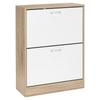 Zefir Oak Sonoma Shoe Cabinet for Hallway