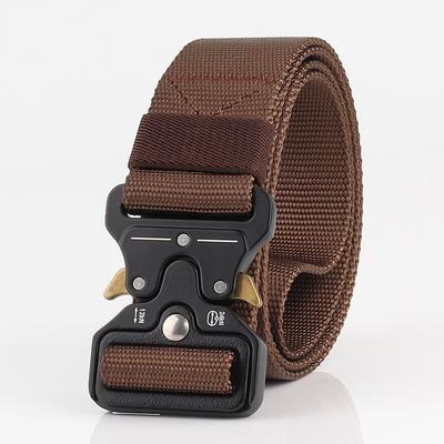 Cinturón táctico de 3,8 cm para hombre, cinturón táctico para ventilador militar, cinturón multifuncional de nailon para exteriores, cinturón rápido