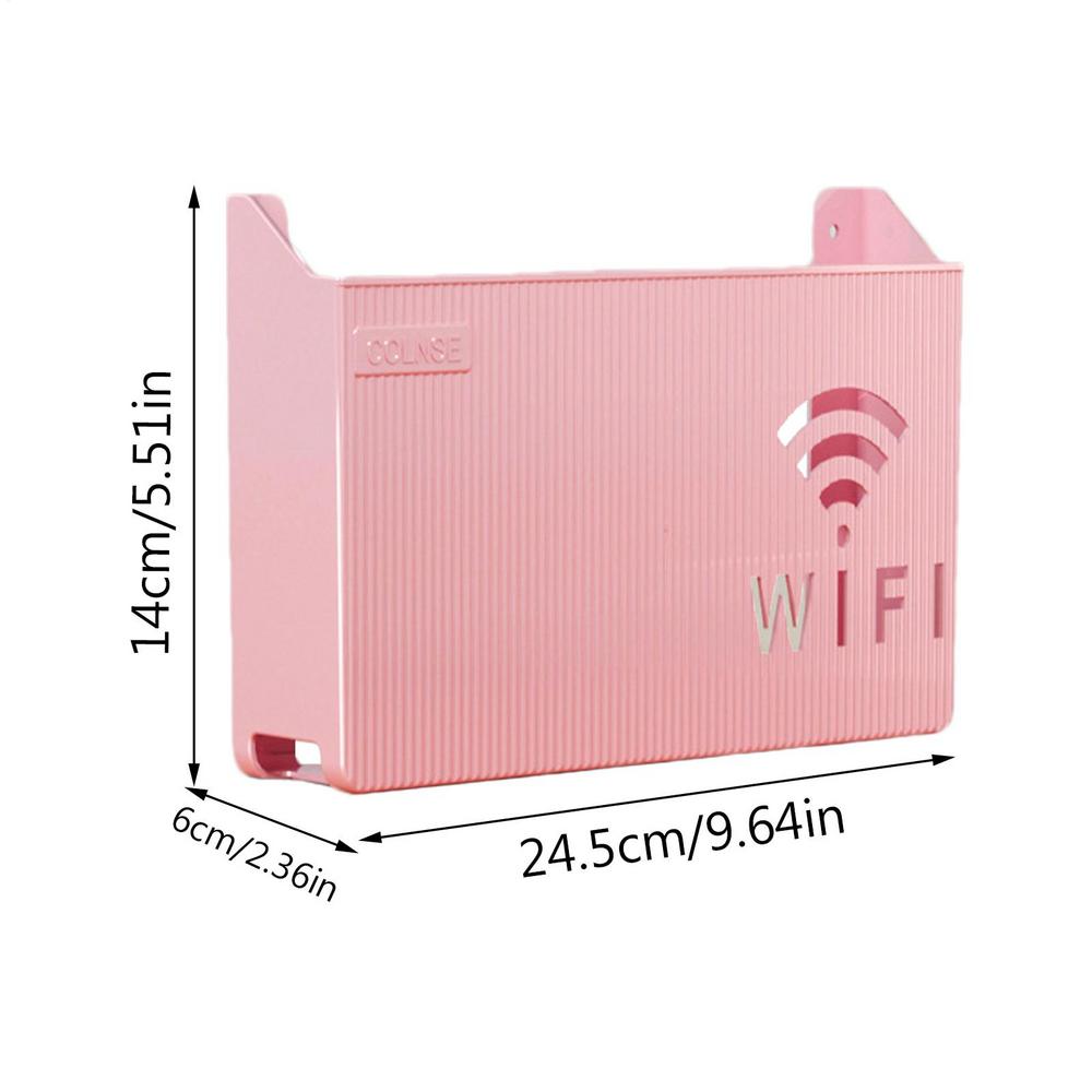 Wall mounted storage box Wireless Router Shelf Storage Wall Hanging Box TV set-top box  router shelf For Living Room Bedroom