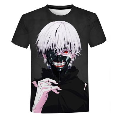 Tokyo Ghoul Graphic T Shirt for Men Women Summer New Leisure Oversized T-shirt Fashion Harajuku Streetwear Tops Tees