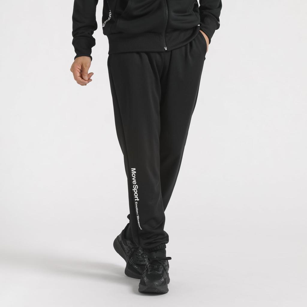 Long Pants Descente Light Smooth Sweat Tapered Jogger Pants Stretch Training Running XO [Move Sports] BK00(ST4FPZ41M)