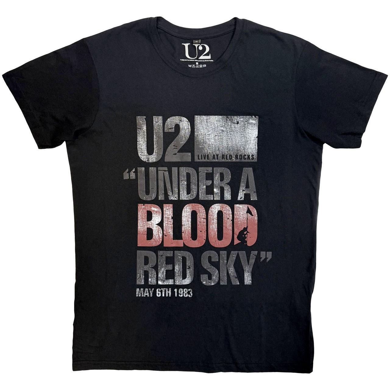 U2 - Blood Red Sky Live - Black Carbon t-shirt XL