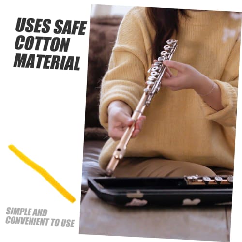 JOINPAYA Flute Cleaning Brush, Lightweight and Durable Clarinet Swab, Instrument Care Tool, Flute Maintenance Cleaning Rod