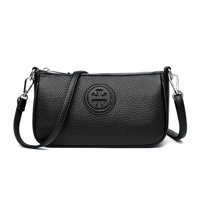 

Сумка через плечо для женщин, модная женская сумка через плечо, брендовая диагональная сумка через плечо из искусственной кожи, повседневная дизайнерская дорожная сумка для телефона чёрный