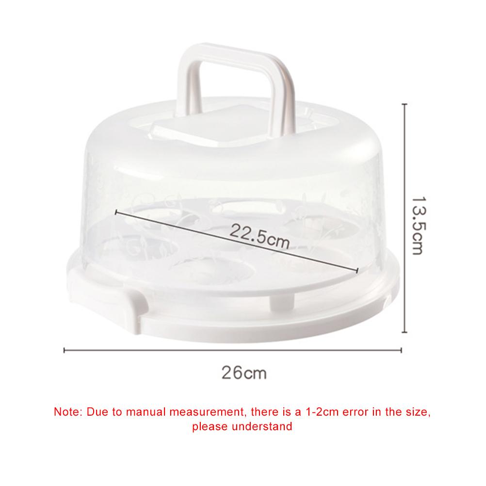 Cake Carrier Cover Cake Stand with Lid Dessert Serving Platter with Handle Cupcake Holder Pies Display with Base розовый
