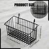 Metall Hängekorb Kosmetik Organizer Küchenraster mit Haken für Büro