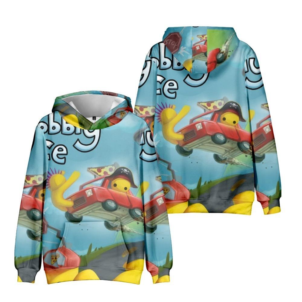 21 Kolorów Jesienna Moda Wobbly Life Kreskówkowy Nadruk Bluzy Casual Długi Rękaw Unisex Pulowery Streetwear Śmieszne Ubrania