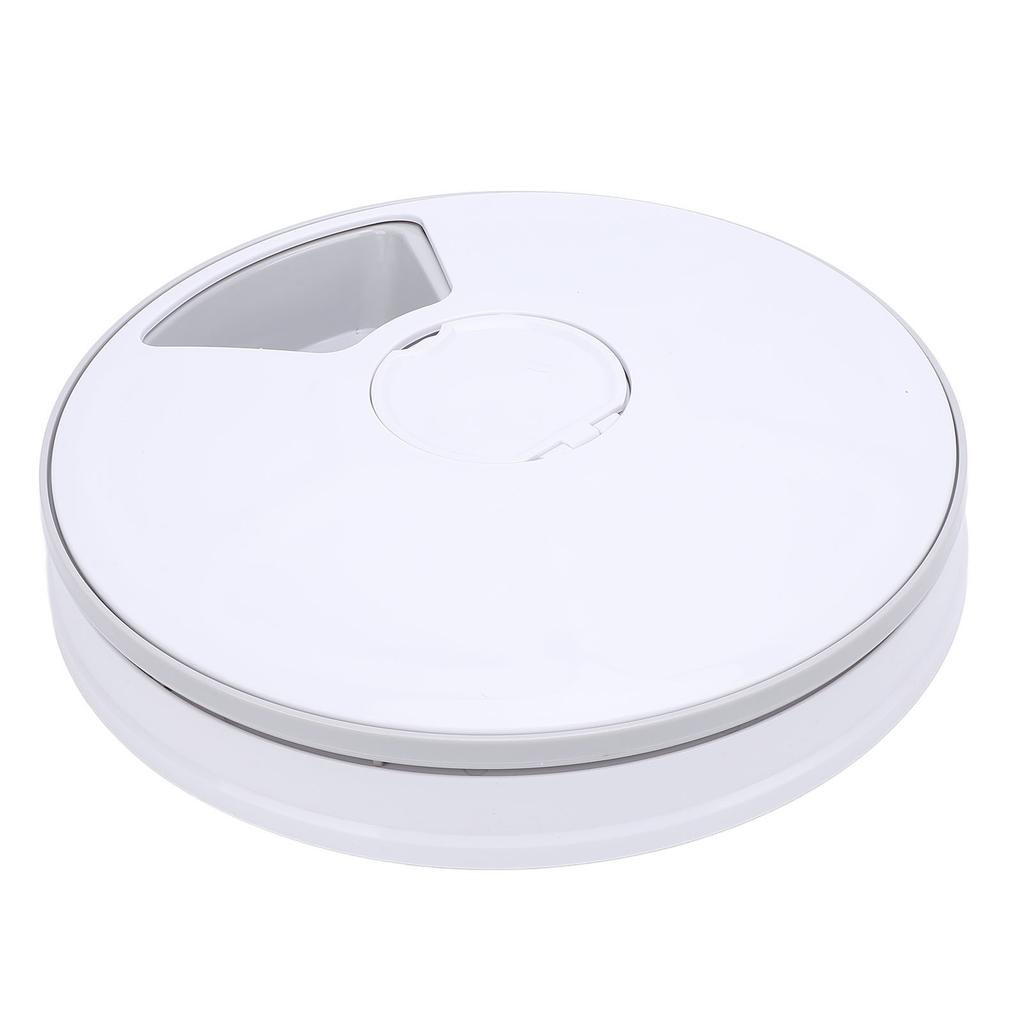 Automatic Pet Feeder Timed Feeding Portion Control Lightweight Plastic Food Water Dispenser for