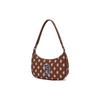 MLB Polyester Shoulder Bag, Handbag, Shoulder Bag Unisex Dark Brown Casual 3ABQS102N-