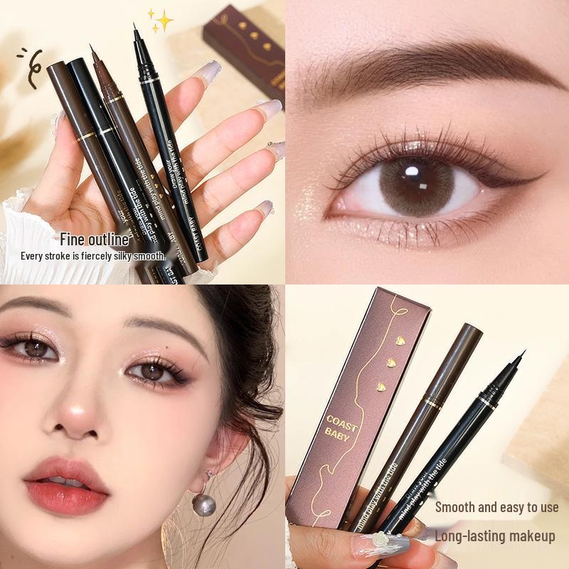 COAST BABY Desert Tracks Waterproof Long-lasting Eyeliner - Smudge-proof, Sweatproof, Easy Application, Natural Finish.