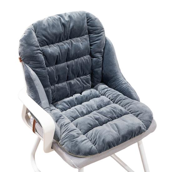 Seat Cushion with Removable Washable Cover Thick High-Resilience Filling Integrated Design Ergonomic Chair Cushion